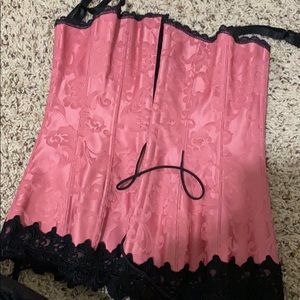 Pink corset